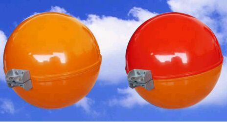 夜間發光的玻璃鋼警示球五大作用